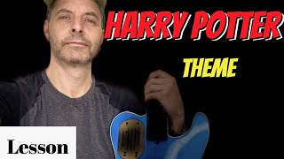 How To Play HARRY POTTER Theme Guitar Lesson Easy Tutorial [upl. by Attenod]