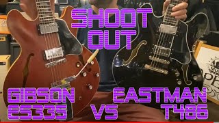 Shootout  Gibson 335 vs Eastman T486  Battle of the Hollowbodies [upl. by Germaine]