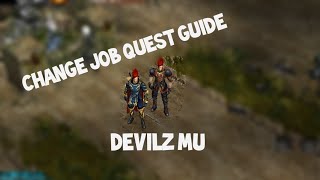 DevilzMU Guide How to change job quest tagalog [upl. by Dever315]