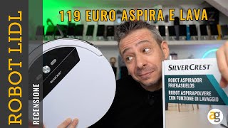 Il ROBOT della LIDL a 119 euro ASPIRA e LAVA Come va Recensione SilverCrest [upl. by Alemaj]