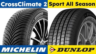 Michelin CrossClimate 2 vs Dunlop Sport All Season [upl. by Kamerman]