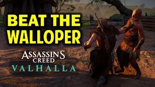 How to Beat the Walloper  Assassins Creed Valhalla Grantebridgescire Mystery Fist Fight [upl. by Llirred]