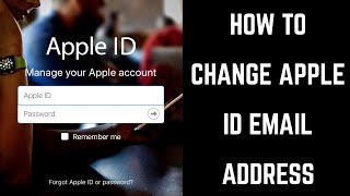 How to Change Apple ID Email [upl. by Brade]