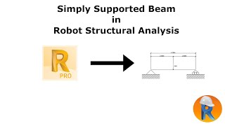 Robot Structural Analysis  Simply Supported Beam [upl. by Brelje228]