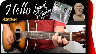 HELLO ðŸ’˜  Lionel Richie  GUITAR Cover  MusikMan NÂ°130 [upl. by Stonwin]