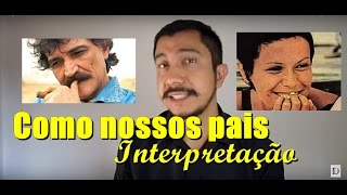 Como nossos pais composição de Belchior  Significados e interpretação [upl. by Eleanore]