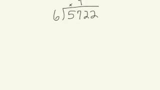 dividing 4 digits by 1 digit [upl. by Eelirem468]