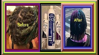 DIY Dyeing Dreadlocks At Home  How To Dye Locs [upl. by Ativad]