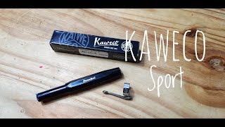 Styloplume Kaweco Sport Italic 11  Présentation et Essai [upl. by Revkah]