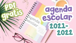 Agenda Escolar 20212022 PDF GRATIS descargable  Sayil DIY [upl. by Cirle382]