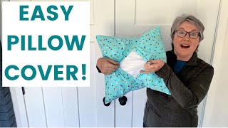 Envelope Pillow Cover Tutorial  Fast and Easy Sewing Project [upl. by Burd901]