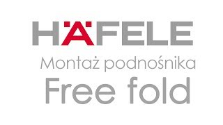 Hafele Free Fold instrukcja montażu Stolmet Akcesoria Meblowe [upl. by Ordnagela]