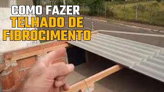 Dicas sobre telhado de fibrocimento [upl. by Gigi831]