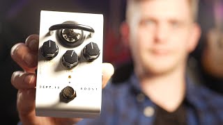 blackstar Dept 10 Tube Boost Pedal For Guitar Review amp Demo [upl. by Blackman]