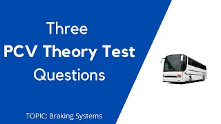 Theory Questions I Pass PCV Theory Test I 3 Questions [upl. by Kerman]