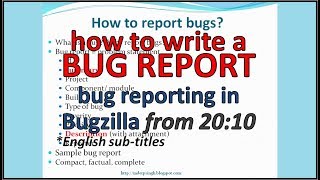 Bug Report  How to Write Bug Report in Manual TestingBug Reporting in Software TestingBug Reports [upl. by Immas501]