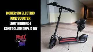 Mober S10 Electric Kick Scooter Not Running Controller Repair DIY [upl. by Casmey]