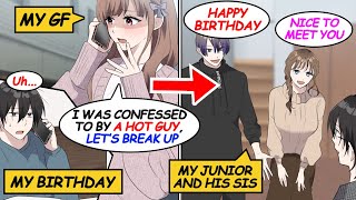 On my birthday my gf said A super handsome guy confessed to me so lets break up I Manga [upl. by Ylsew]