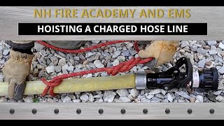 FFI Ropes amp Knots  Hoisting a Charged Hose Line [upl. by Llereg]