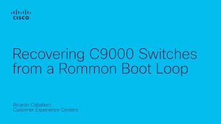 Recovering C9000 Switches from a Rommon Boot Loop [upl. by Sadnalor]