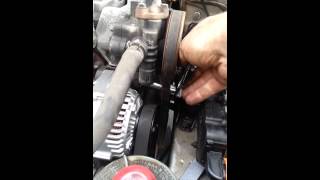 2001 Honda Accord Alternator Remove and replace [upl. by Arraeis831]