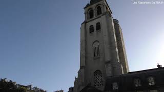 Bernard TAPIE  Obsèques à Paris  Eglise de SaintGermaindesPrés [upl. by Wira]