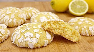 Biscotti al limone morbidi Ricetta facile  201 [upl. by Alfi]