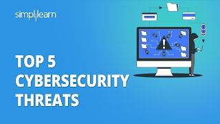 Top 5 Cybersecurity Threats  Cyber Security Threats  Cyber Security  Shorts  Simplilearn [upl. by Htebi]