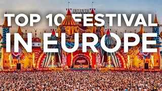 TOP 10 Best music festival to visit in Europe 2022 [upl. by Pattison]