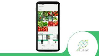 AIGrow Smart Agriculture Mobile App Demo [upl. by Nitsuga]