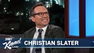 Christian Slater on New Baby Rami Malek amp Mr Robot Ending [upl. by Illyes]