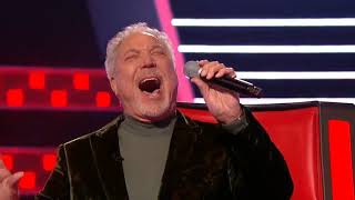 Tom Jones Singing quotIts Not Unusualquot In The Voice UK 2021 [upl. by Clance515]