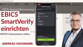 DATEV SmartVerify  EBICSVerfahren mit DATEV SmartLogin in DATEV Unternehmen online einrichten [upl. by Aciamaj]