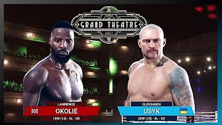 UNDISPUTED  LAWRENCE OKOLIE vs OLEKSANDR USYK [upl. by Clothilde]