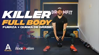 Rutina Full Body ALTA INTENSIDAD 🔥 Quema Grasa  Fuerza ENTRENAMIENTO EN CASA [upl. by Lawlor]