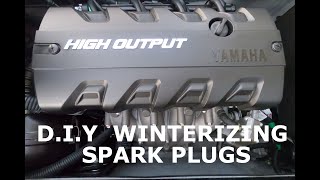 Yamaha Waverunner winterizing  spark plugs change 18 L HOSVHO GP1800R [upl. by Hesketh]