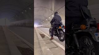 バイクでトンネル来たらやることは１つ。響くバブサウンド！旧車バイクマフラー音 [upl. by Savannah]