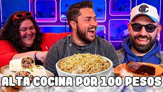 Convertimos 100 pesos en Alta Cocina ft cheflandeta [upl. by Natalina]