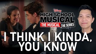 I Think I Kinda You Know Ricky Part  Karaoke  High School Musical The Musical The Series [upl. by Telracs964]