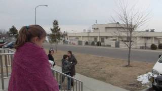 Japan Earthquake 11 March 2011  Misawa Air Base [upl. by Enirahtak489]