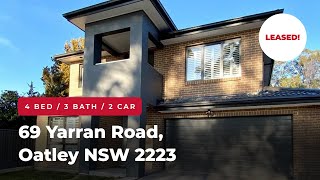 69 Yarran Road Oatley NSW 2223 [upl. by Yrohcaz]