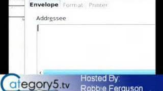 Printing Envelopes in OpenOfficeorg Writer [upl. by Grata912]