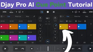 Djay Pro AI Cue Point Tutorial [upl. by Ahsito279]