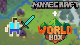 I Made MINECRAFT In WorldBox [upl. by Arraet422]