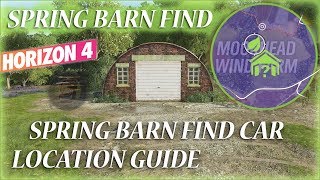 Forza Horizon 4 Spring Barn Find Location by Moorhead Wind Farm Spring Barn Find Forza Horizon 4 FH4 [upl. by Naasah458]