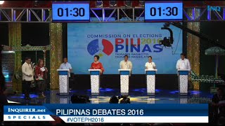 FULL VIDEO Pilipinas Debates 2016 in Cagayan De Oro [upl. by Sitoeht]