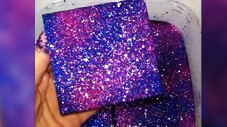 Floral Foam Satisfying Glitter Crushing 2  ASMR TV [upl. by Nostets]