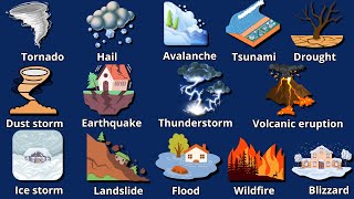 Natural Disasters Vocabulary for Fluent English [upl. by West676]