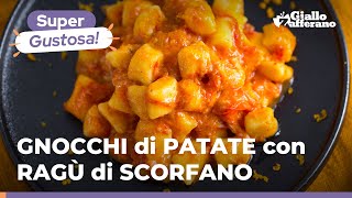 GNOCCHI con ragù di SCORFANO e BOTTARGA – Fatti in casa con un sugo di mare GUSTOSISSIMO 🐟 [upl. by Guyer]