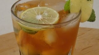 Lemon Mint  Iced Tea  Sanjeev Kapoor Khazana [upl. by Nymzaj]